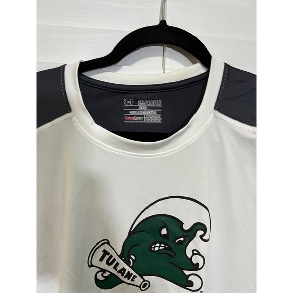 Under Armour Tulane Green Wave Shirt‎ - Size 2XL - Picture 2 of 3